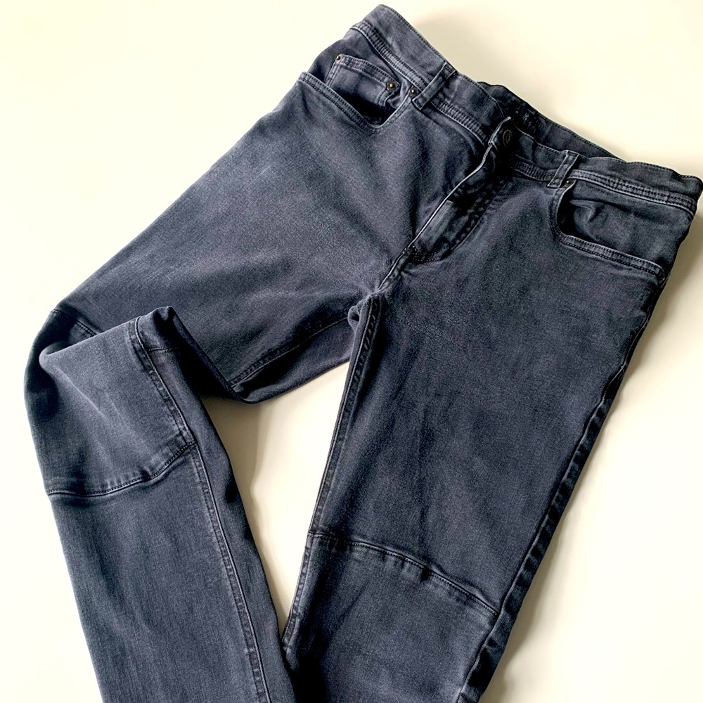 Belstaff Black Moto Skinny Jeans